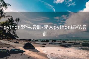 python软件培训-成人python编程培训